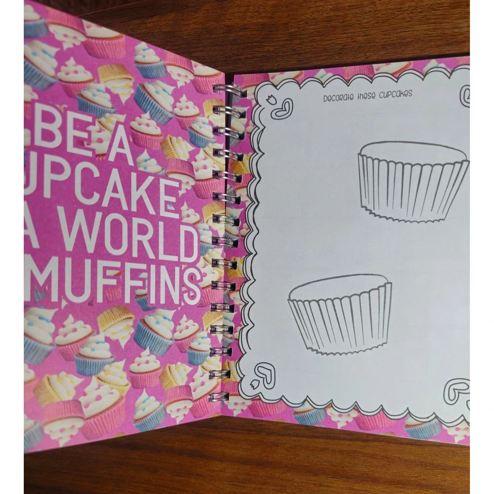 RARE Y2K Claire's Plan a Sweet Life Cat Shaker Spiral Planner with Stickers